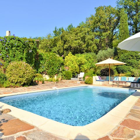 Spend unhurried afternoons lounging by the private pool
