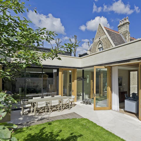 Dine alfresco under the stars