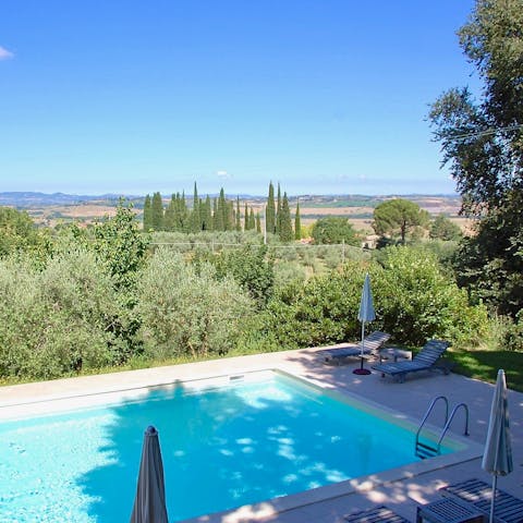 Take in the view from the shared pool