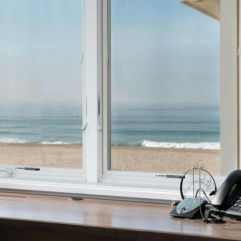 Enjoy incredible views from the home office