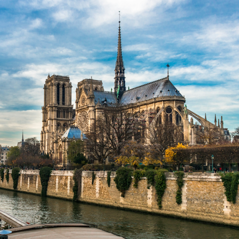 Take a twenty-minute metro ride to the famous Notre Dame