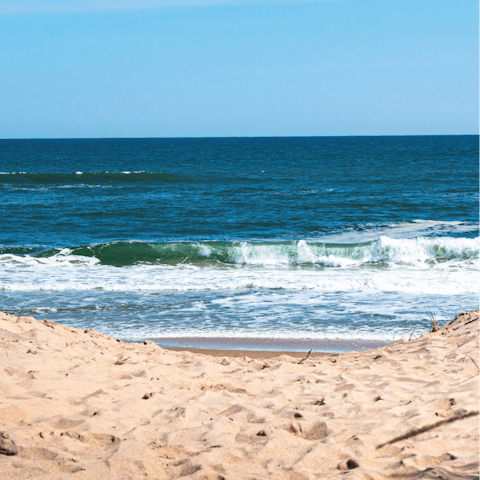 Visit Cryder Beach – only a ten-minute drive away