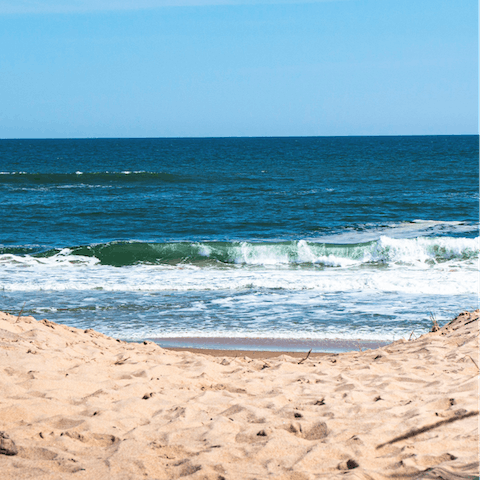 Visit Cryder Beach – only a ten-minute drive away