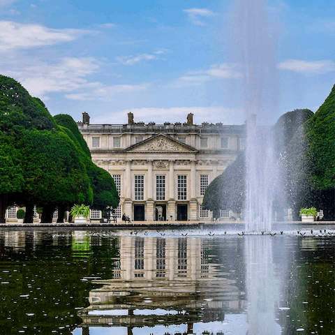 Immerse yourself in history at Hampton Court Palace, only a three-minute walk from home