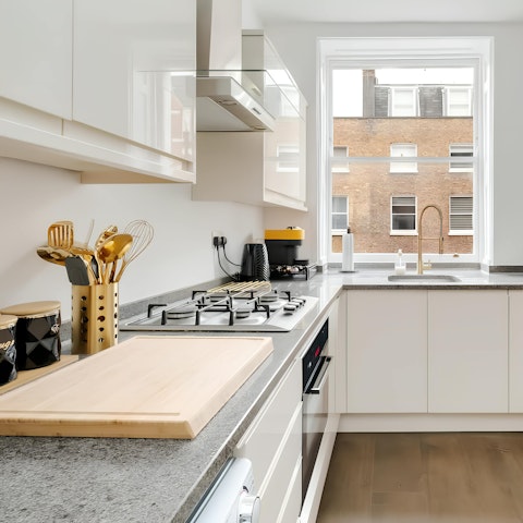 End the day with a delicious meal at home