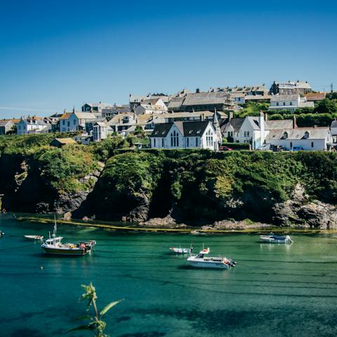 Soak up the sea air at Port Isaac – it's a forty-three-minute drive