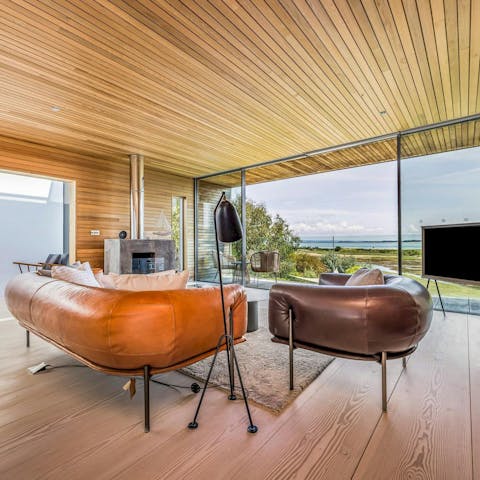 Savour sea views from the comfort of the sofa