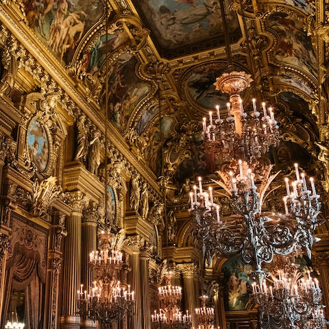 Visit or spend a memorable evening at The Palais Garnier