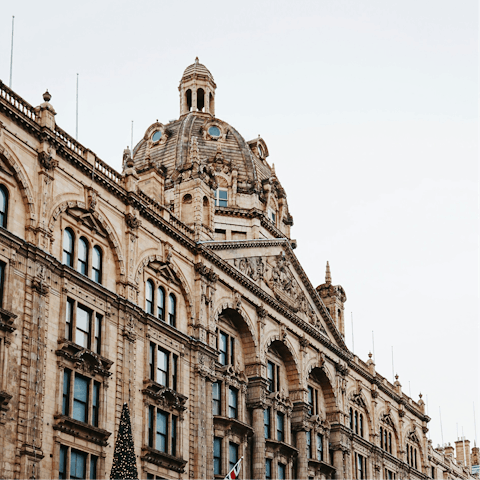 Do some shopping at Harrods, moments away