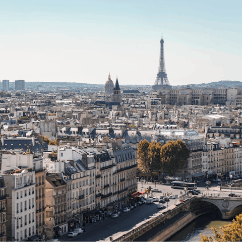 Enjoy the cultural attractions of Paris including the nearby Palais Garnier