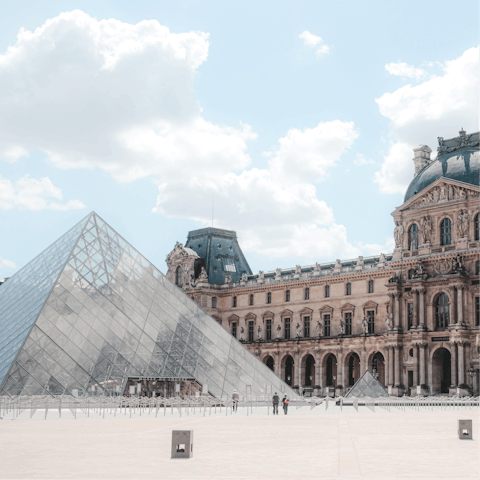 Marvel at the art collections at the Louvre Museum