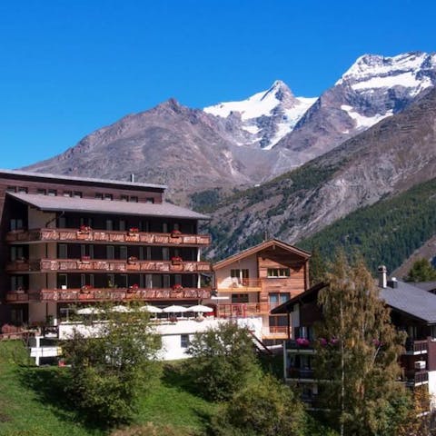 Bask in  the stunning glacial views