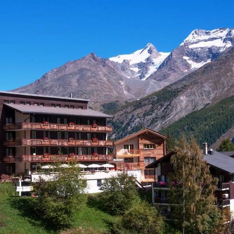Bask in the stunning glacial views