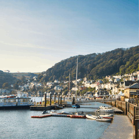Head to the pretty coastal town of Dartmouth, a twenty-five-minute drive away