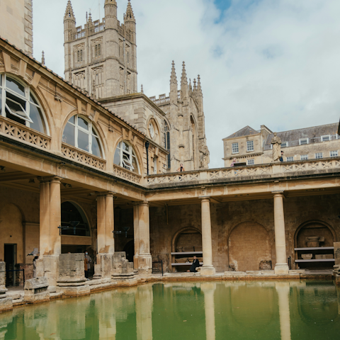 Visit the historic Roman Baths