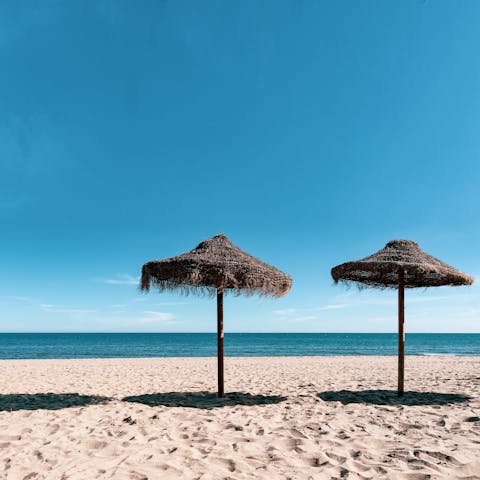 Explore Fuengirola's 8km of sandy beaches, a short drive away