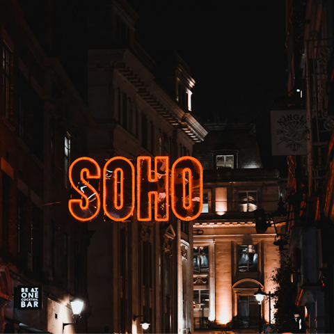 Stay in the heart of bustling Soho, a neighbourhood of vibrant nightlife