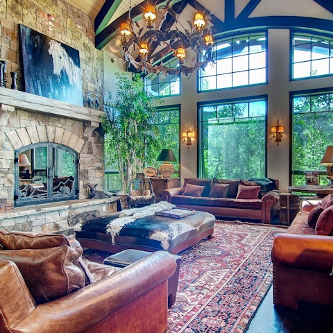 Sit together and enjoy the impressive living space