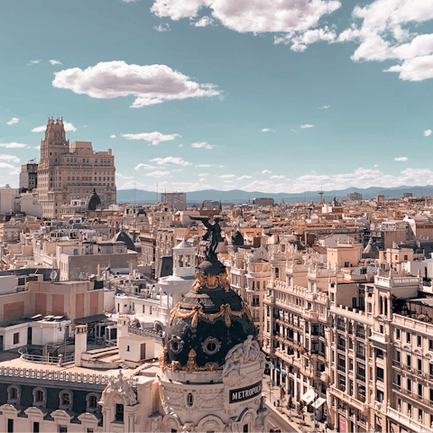 Connect with the beauty of Madrid – the centre is short tram ride away