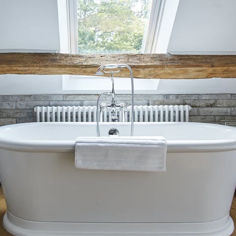Treat yourself to a relaxing bubble bath
