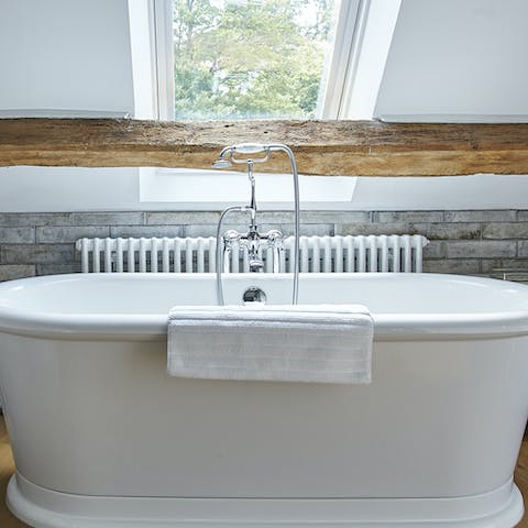 Treat yourself to a relaxing bubble bath
