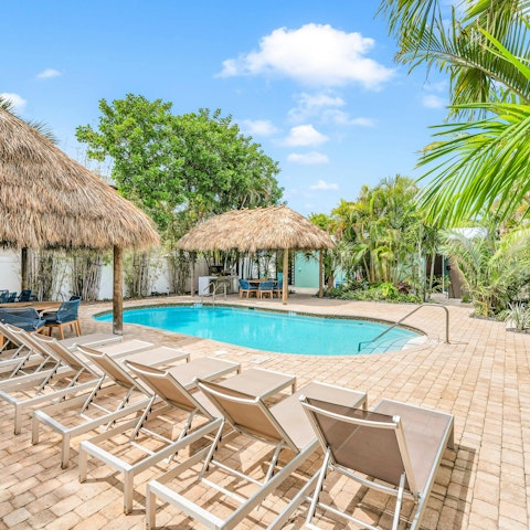 Soak up the Florida sunshine lying by the pool