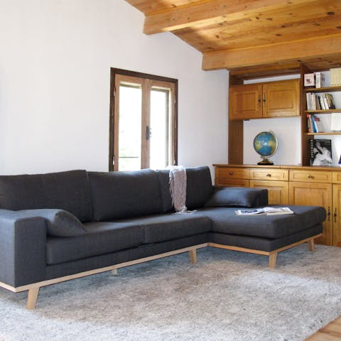 Admire the home's elegant style