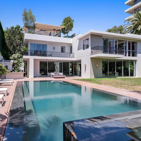 Spend blissful afternoons lounging by the pool