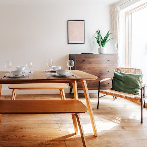 Savour the delights of city living while enjoying home comforts