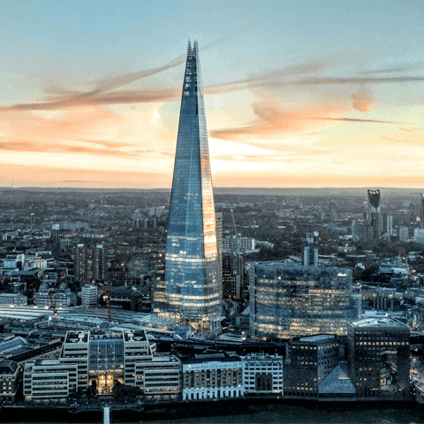 Ascend to the observation deck of the Shard for a spectacular view
