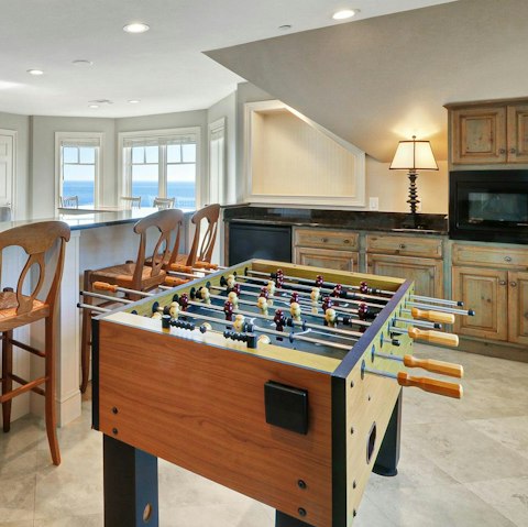 Embrace friendly competition in the games room
