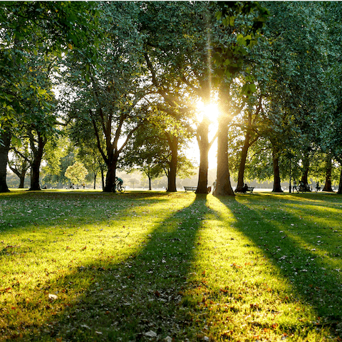 Escape the city buzz with a stroll through Lincoln’s Inn fields square