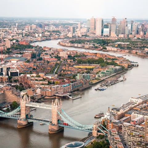Take the boat from Greenwich into central London