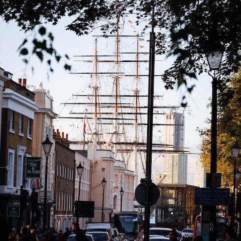 Go and admire the Cutty Sark