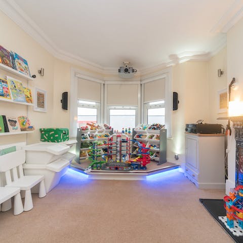 Check out what the kids are up to in their new favourite room