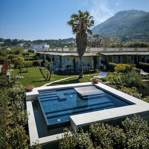 Admire stunning views from the private pool