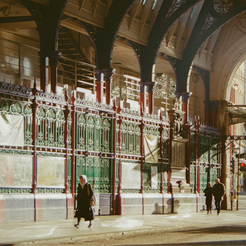 Stroll through Smithfield Market for fresh produce, just a short walk from your door