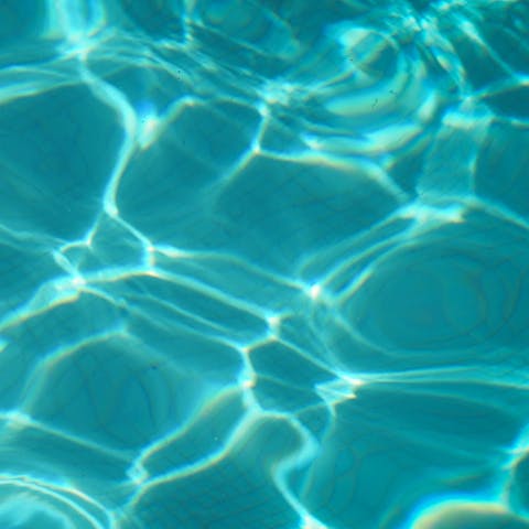Head to the communal pool for a refreshing swim