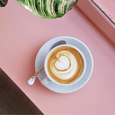 Begin your day with a sweet treat in a local cafe