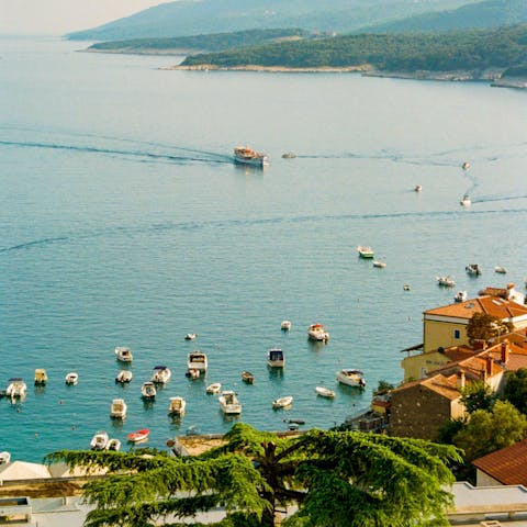 Take the short drive down to Bijeca beach, where you can enjoy crystal clear shallows and waters sports