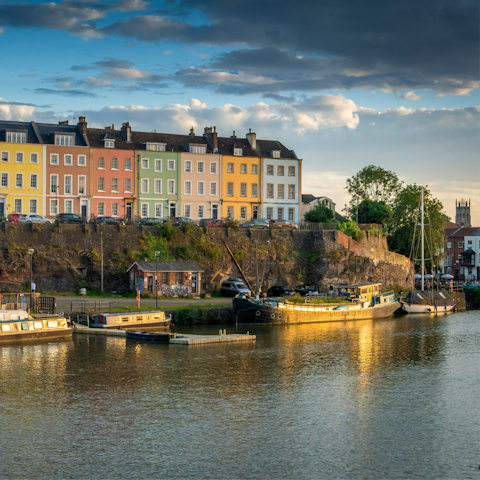 Stay on Spike Island, known for its art scene