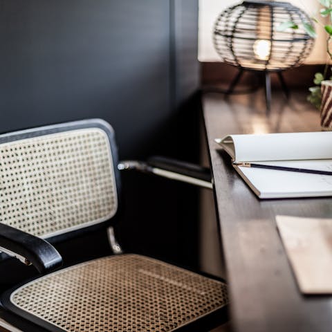 Get down to some work in the designated office area