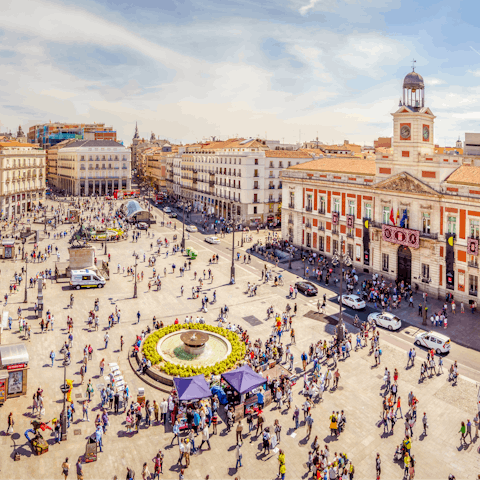 Stay in the stylish Salamanca district of Madrid