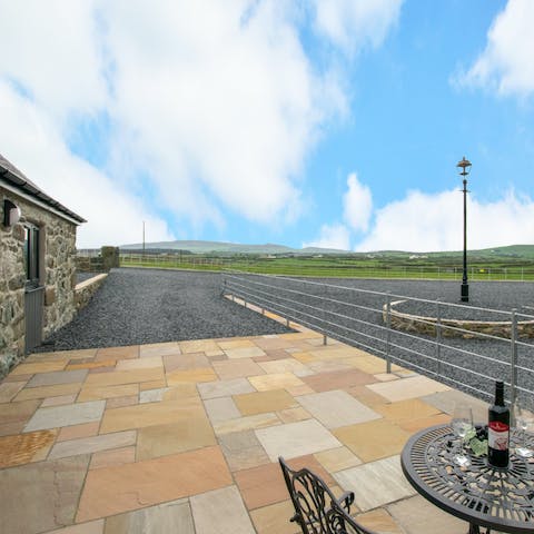 Fire up the barbecue and drink up those views – the sunsets are spell bounding