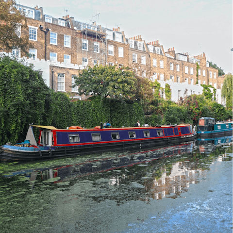 Head into Islington and enjoy a stroll along the Regent's Canal