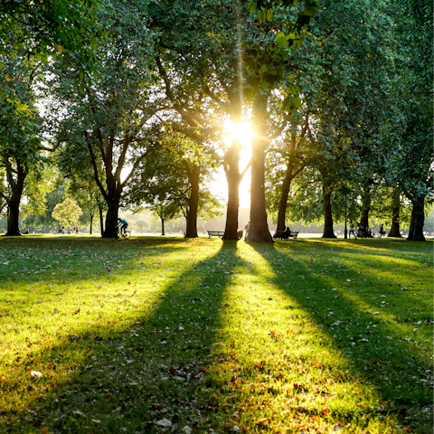 Pack a picnic and spend an afternoon in Hyde Park