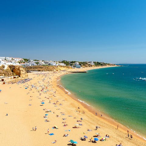 Explore the beautiful beaches of the Algarve