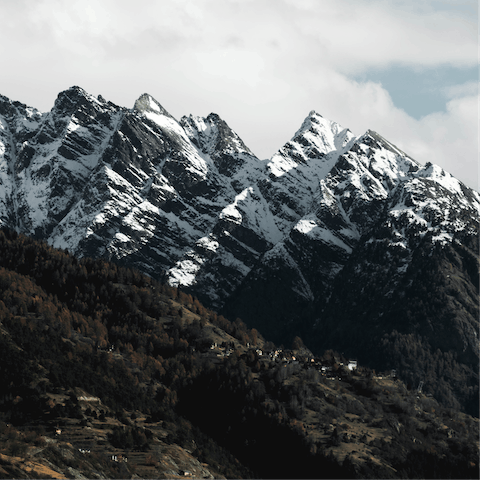 Zoom down the snowy Swiss Alps, just a short ski lift ride away