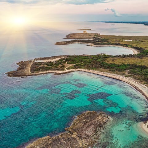 Take a ten-minute drive to the Adriatic coast