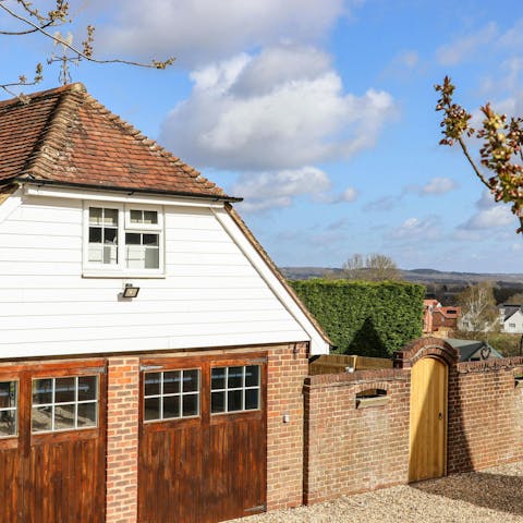 Stay in a retreat surrounded by apple orchards